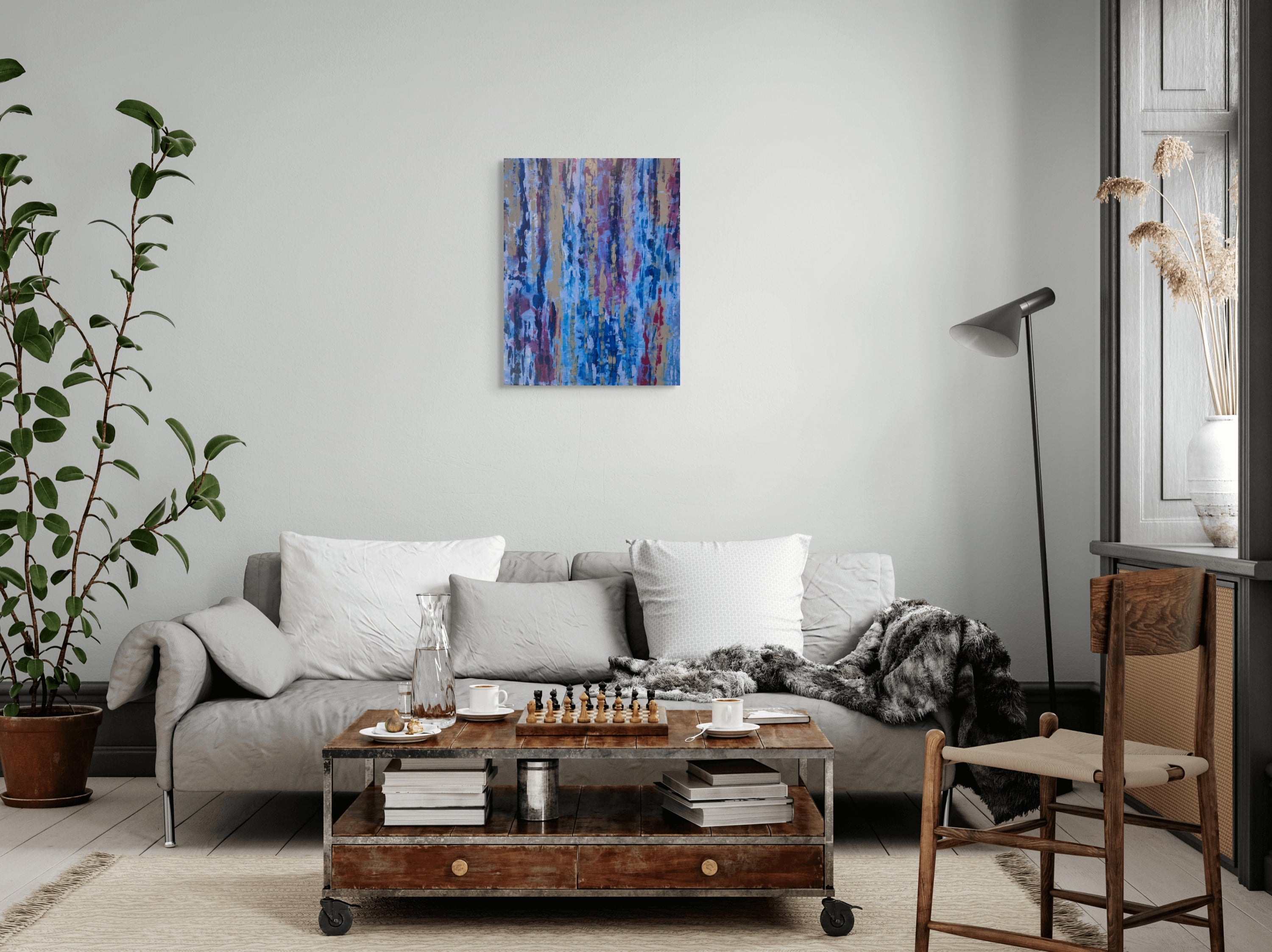 Soft Tensions - Canvas Print - (24" x 30")