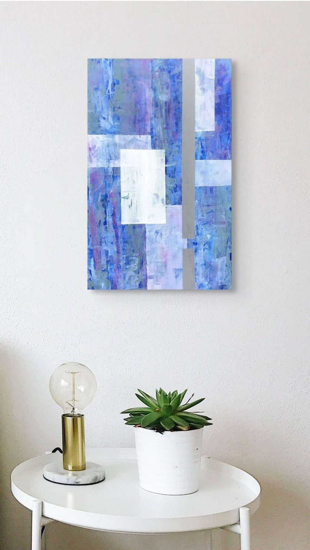 Fragmented Calm — Canvas Print (12" x 24")