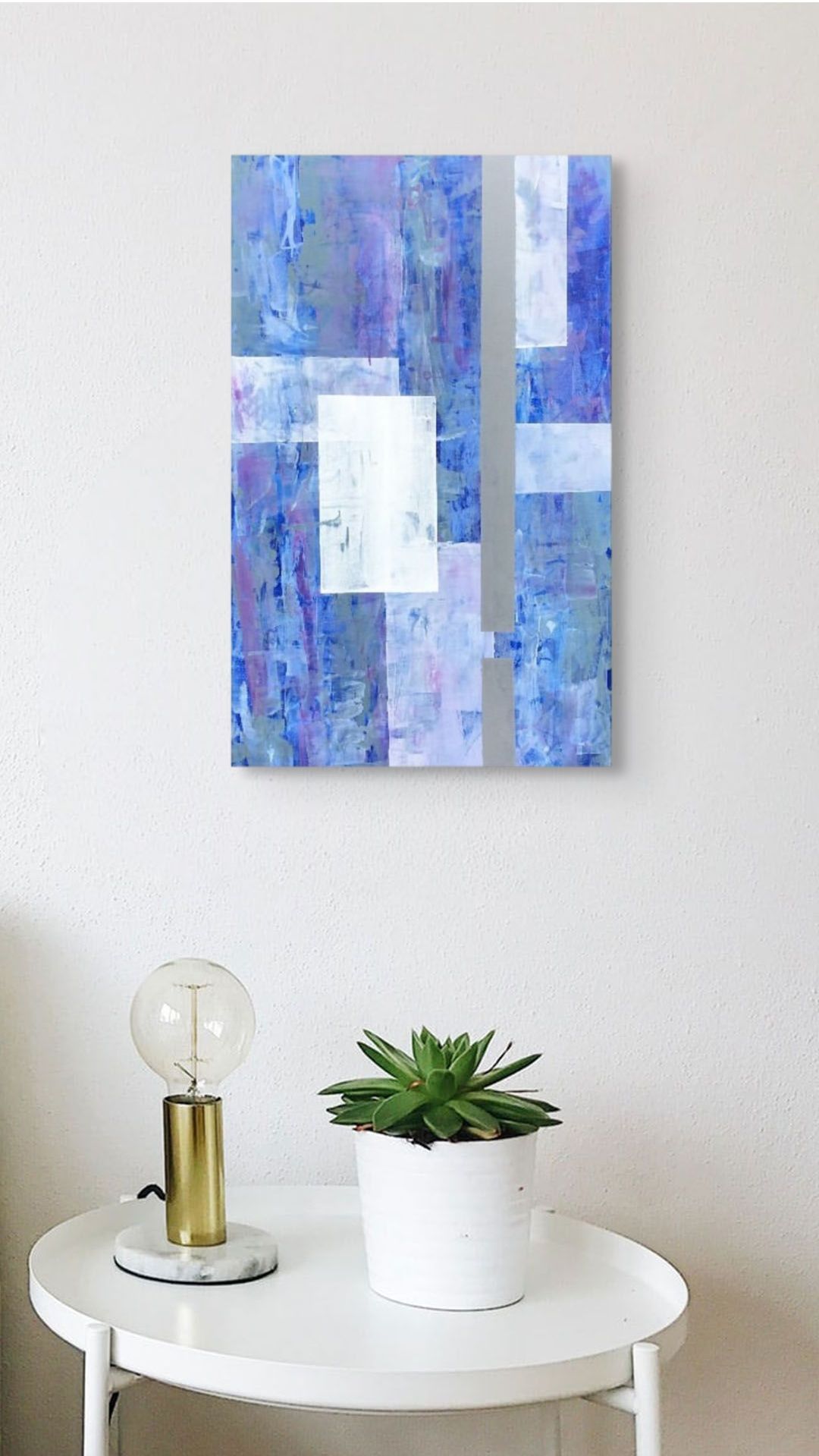 Fragmented Calm — Canvas Print (12" x 24")