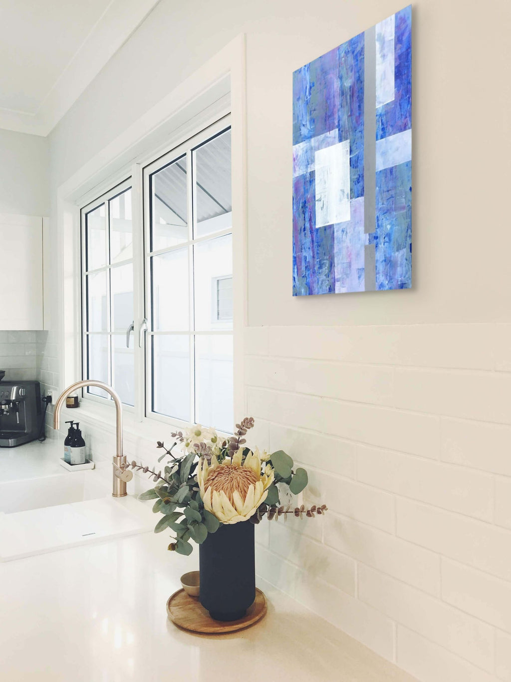 Fragmented Calm — Canvas Print (12" x 24")