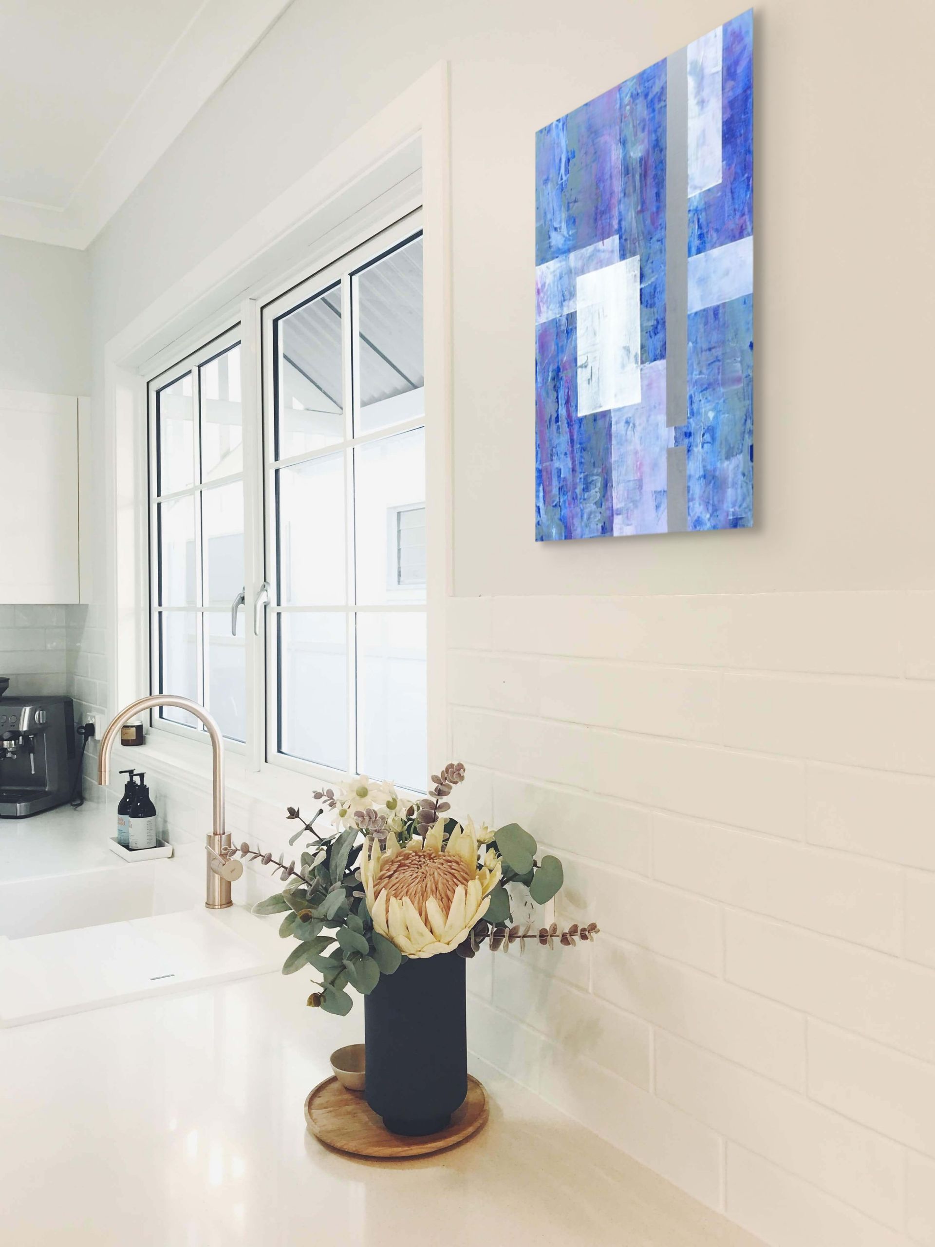 Fragmented Calm — Canvas Print (12" x 24")