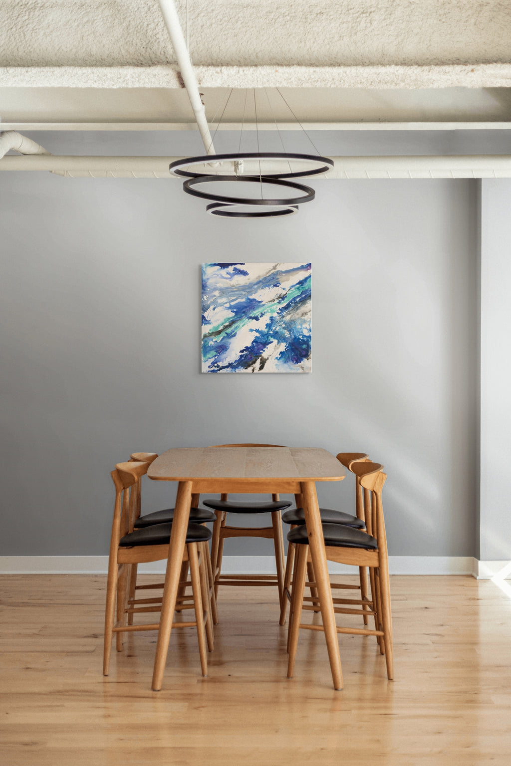 Tidal Drift - Canvas Print - (26" x 26")