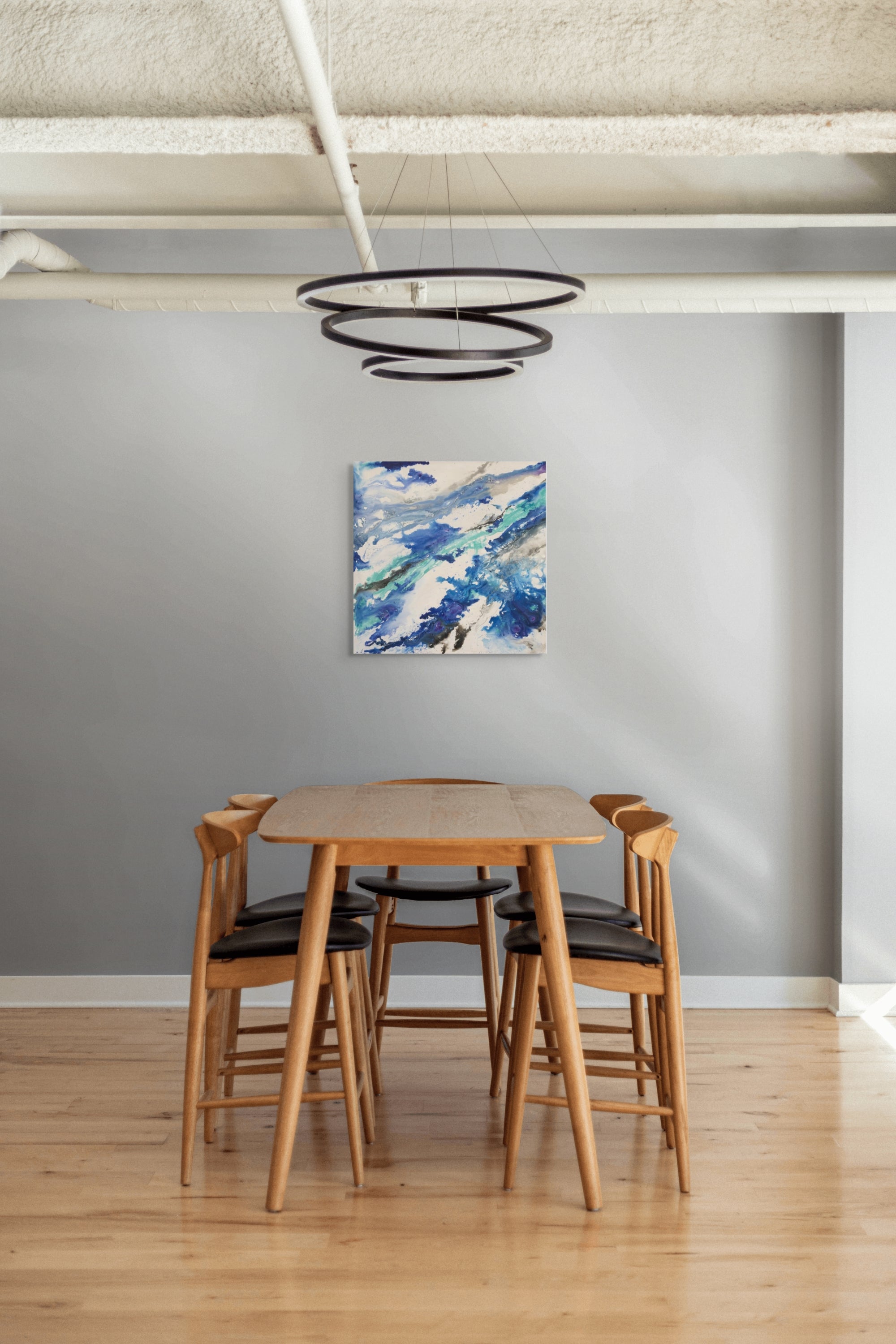 Tidal Drift - Canvas Print - (26" x 26")