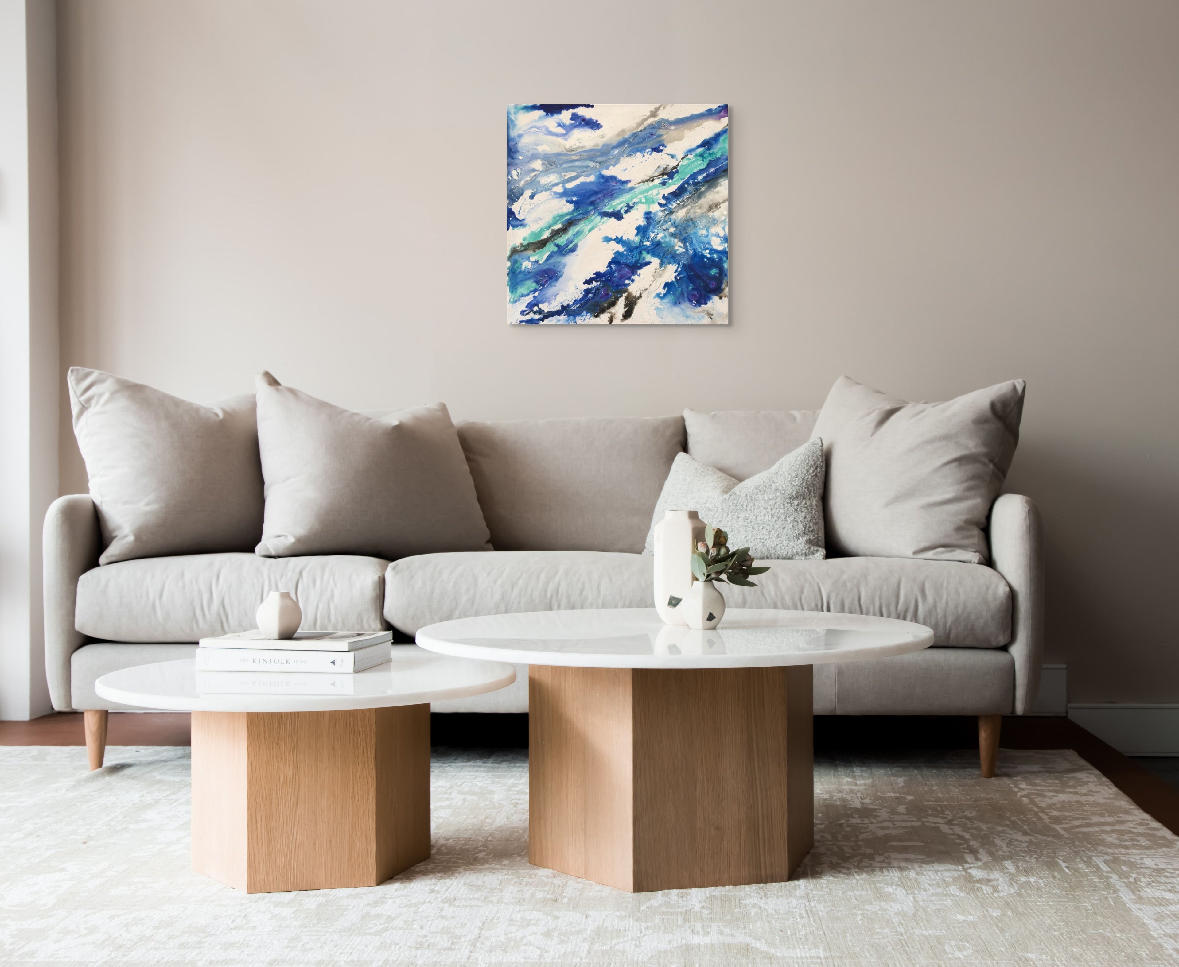 Tidal Drift - Canvas Print - (26" x 26")