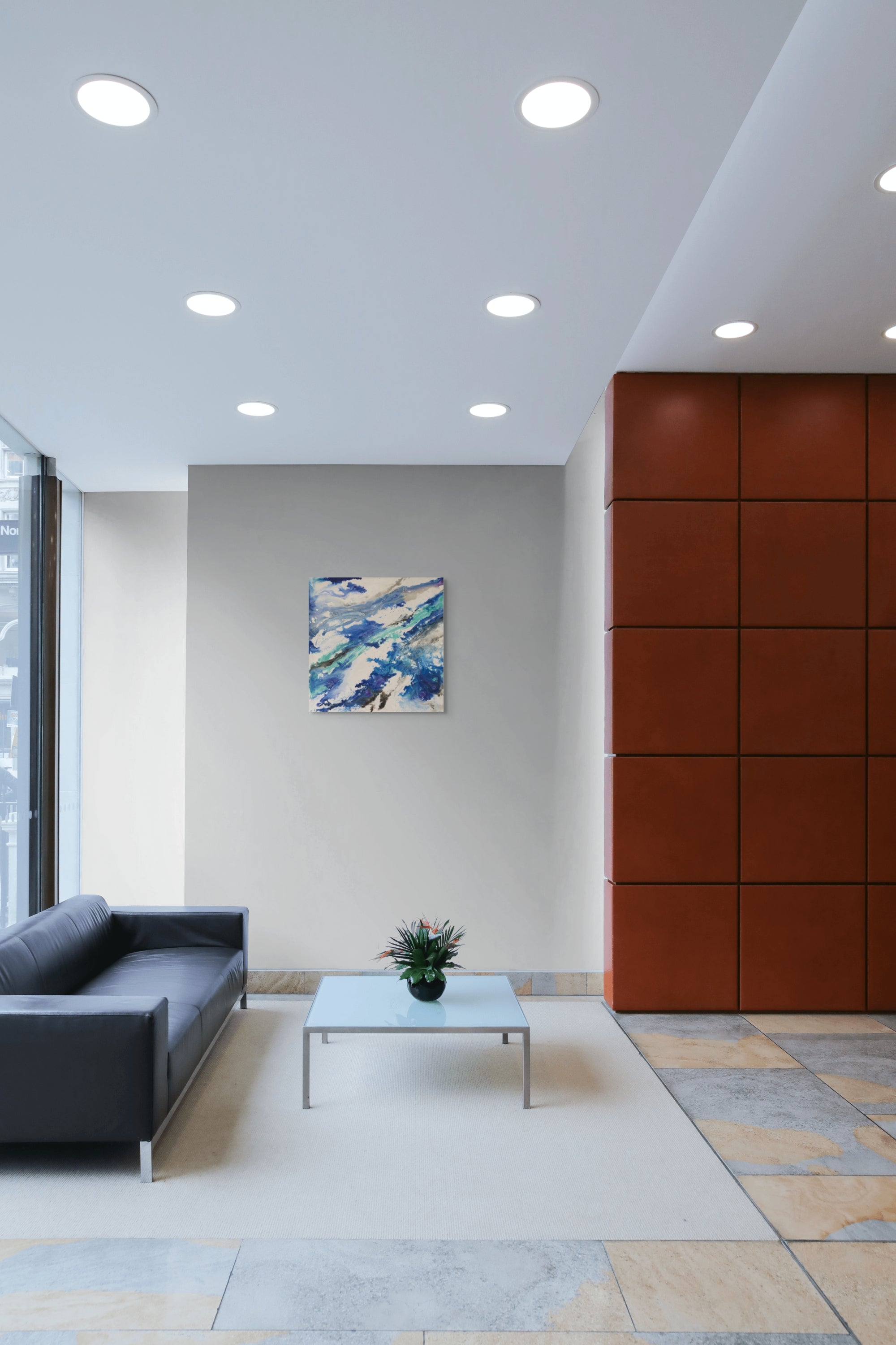 Tidal Drift - Canvas Print - (26" x 26")