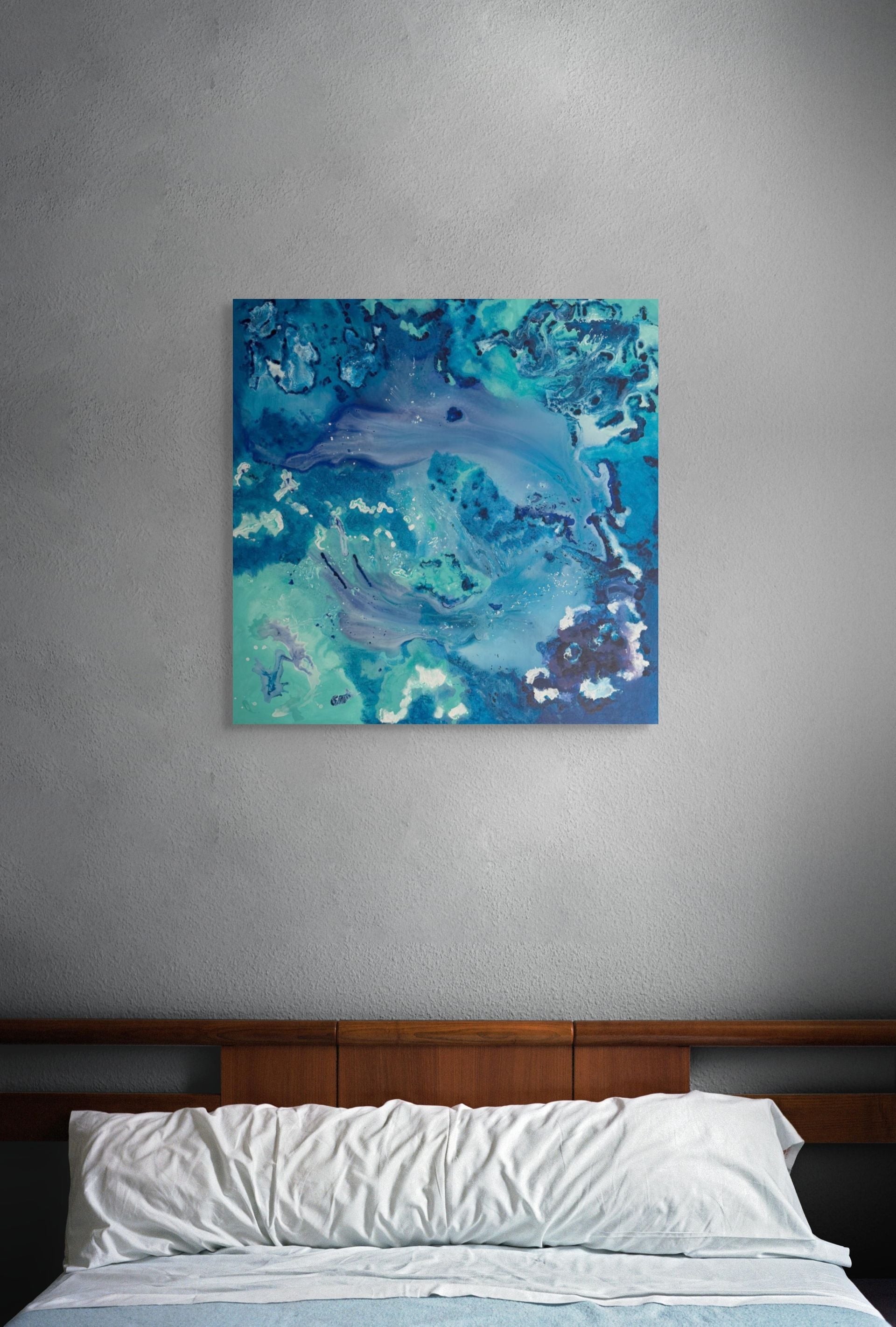 Soft Currents — Canvas Print (24" x 24")