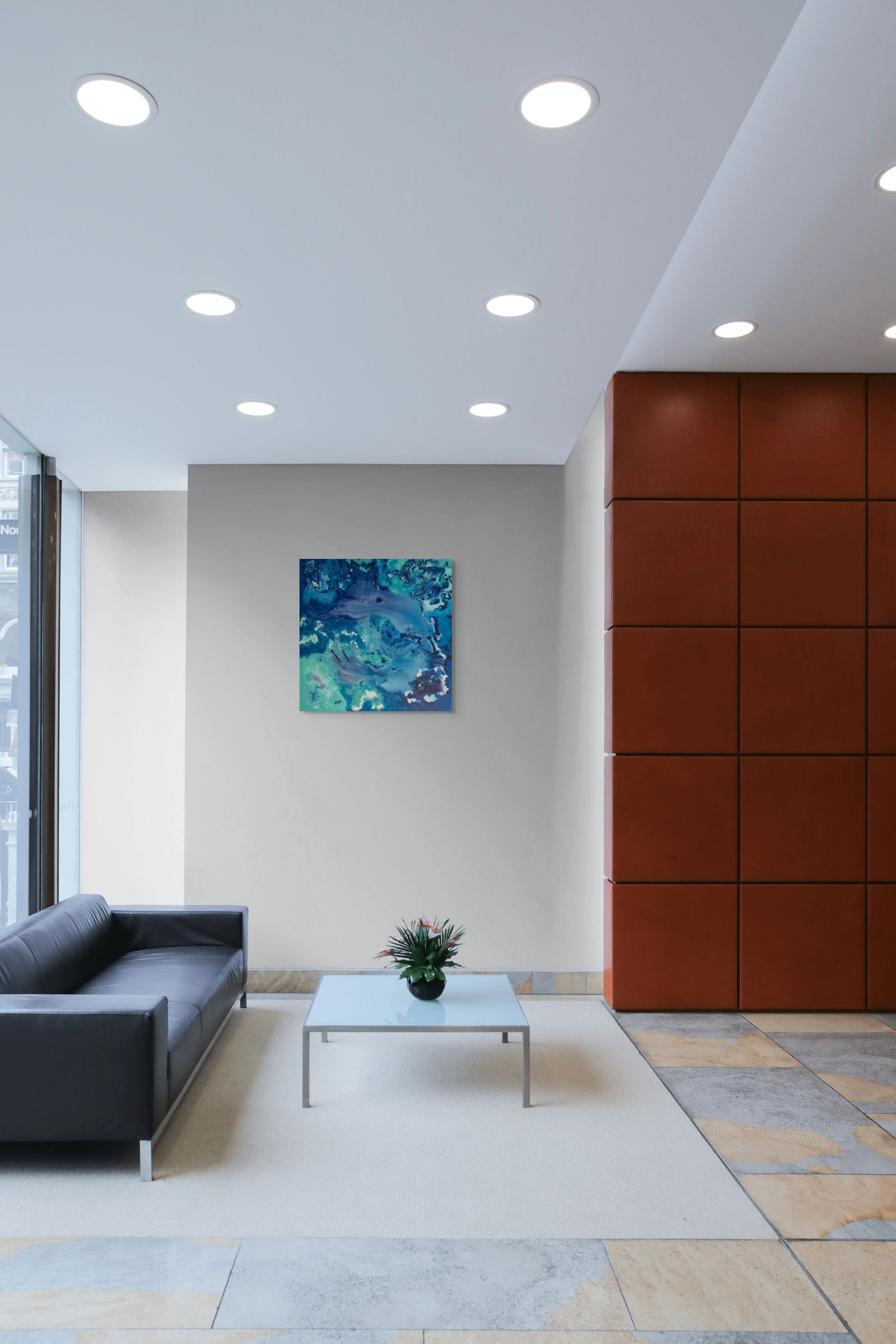 Soft Currents — Canvas Print (24" x 24")